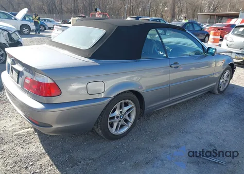 2004 BMW 325Ci z USA, uszkodzony, nr VIN WBABW33414PL28805
